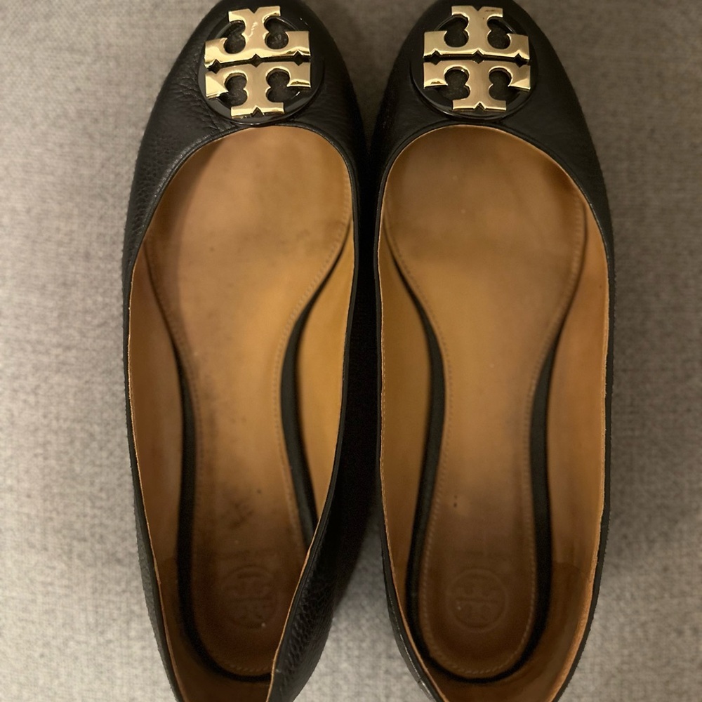 Black Tory Burch Flats